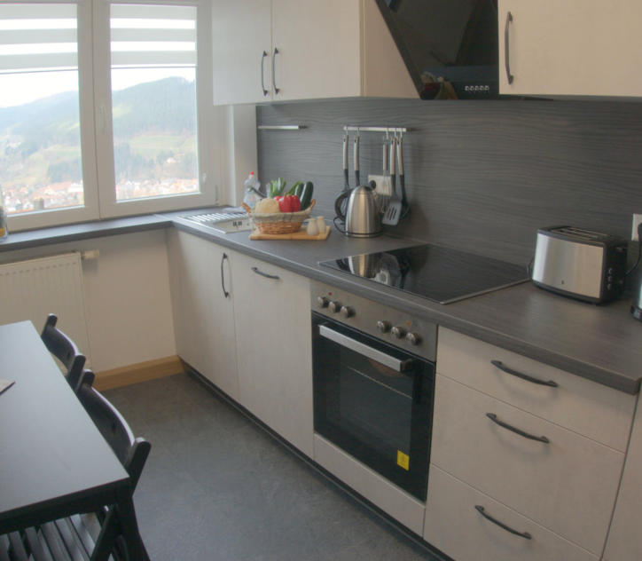 Küche mit Ausblick